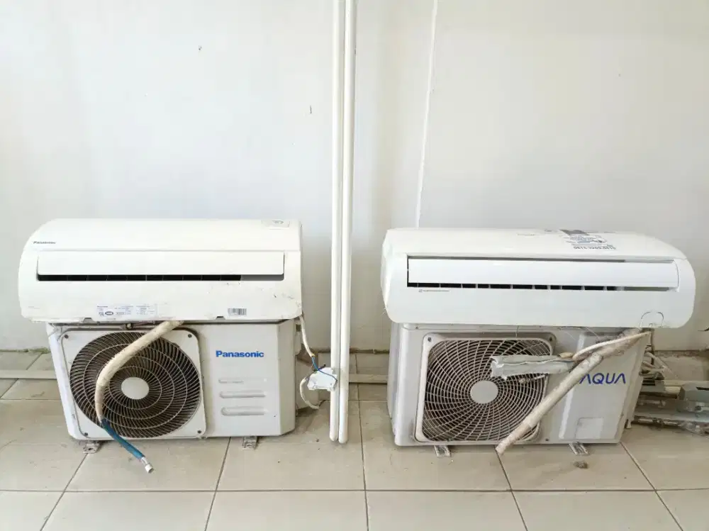 Jual/TT ac ½PK merk AQUA & PANASONIC