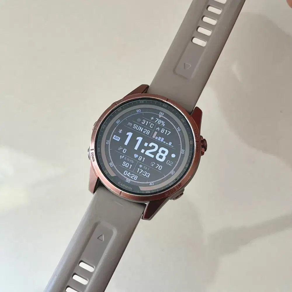 Garmin Fenix 7S Solar Sapphire titanium