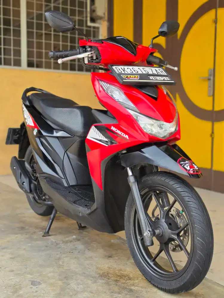 Honda Beat / Beat 110 FI CBS ISS 2023, Red Premium Metalic