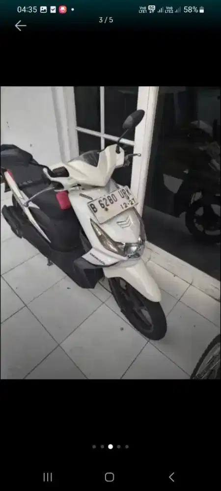 Honda Beat 2010 warna putih