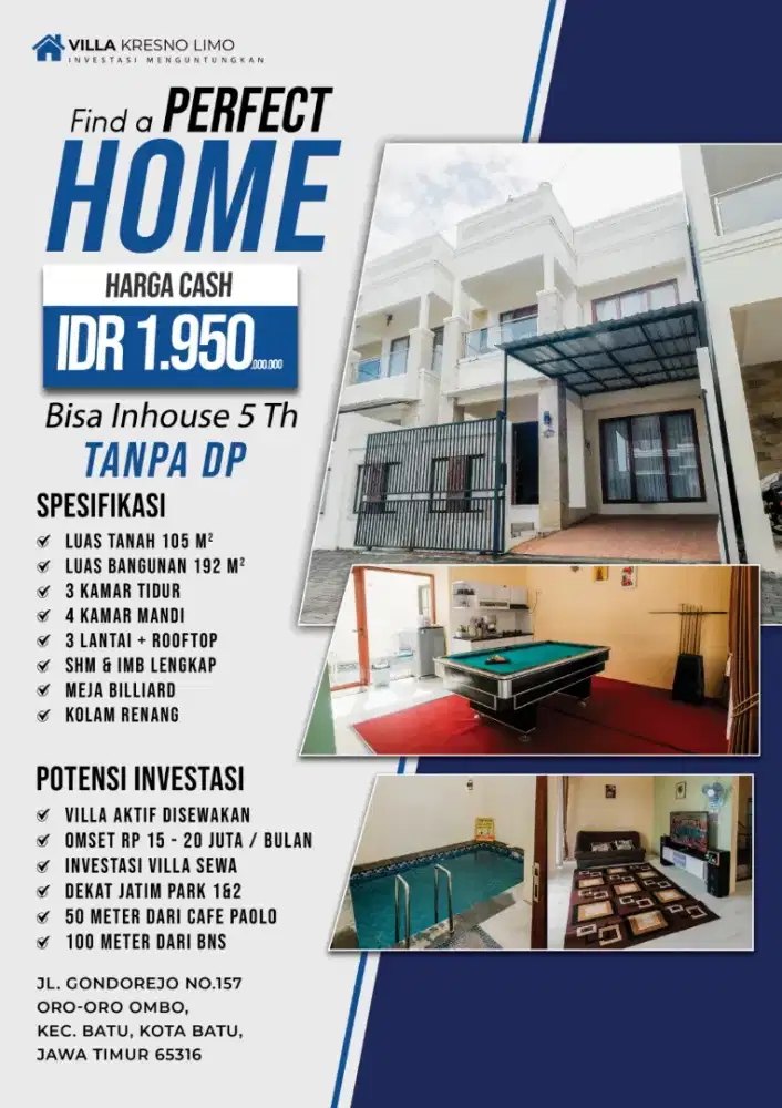 VILLA MEWAH SAMPING PAOLO CAFE