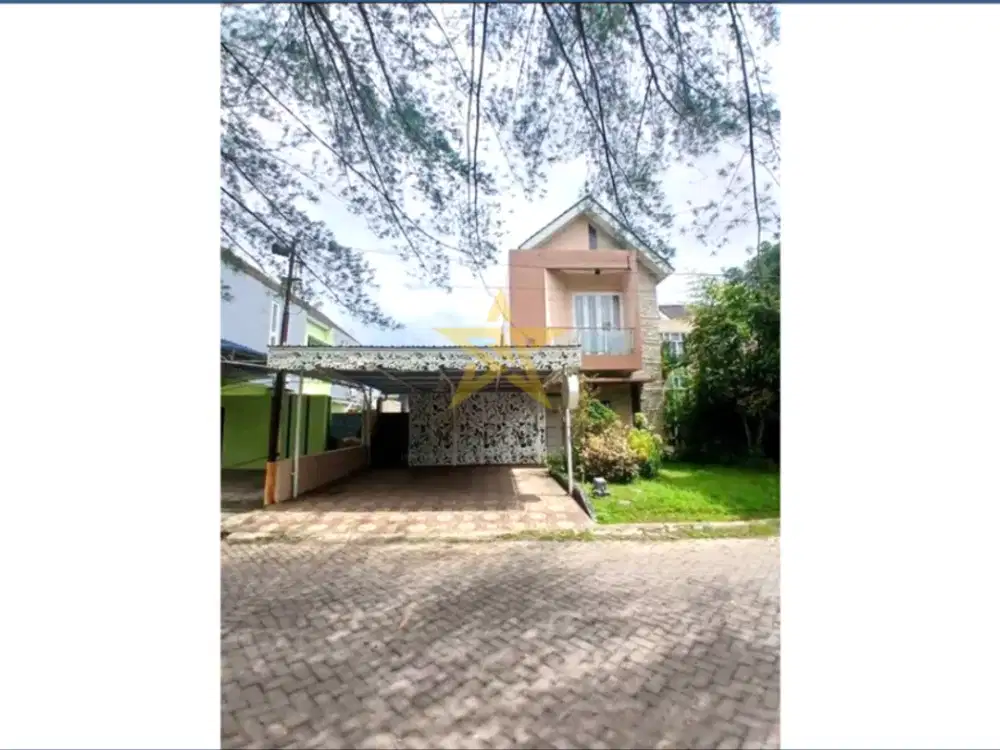 DIJUAL RUMAH FULL FURNISH + SALON DAN ADA KOLAM RENANG DI TAMANSARI BUKIT MUTIARA WIKA