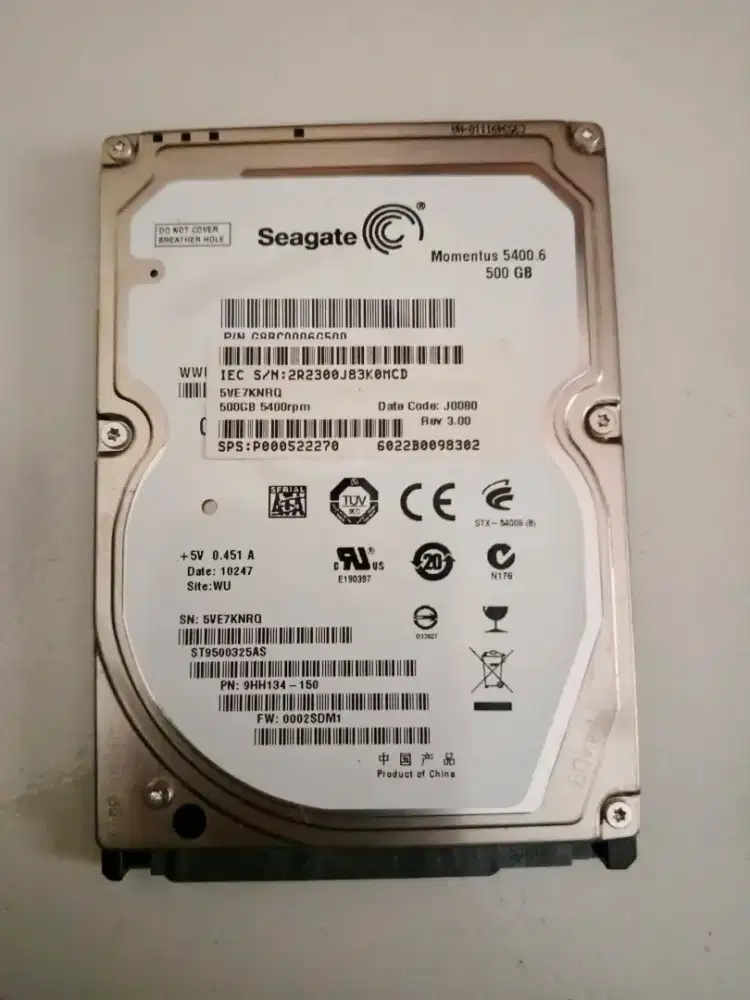 Hardisk Laptop 500Gb Seagate