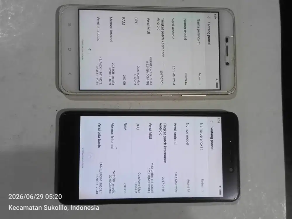 xiaomi redmi 4a 2/32 nyala normal