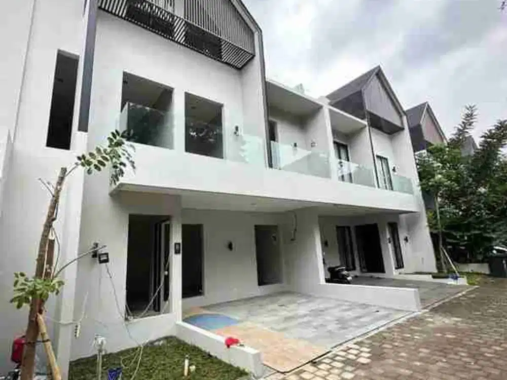 Dijual rumah dengan design minimalis modern 2 lantai di Elements Town House