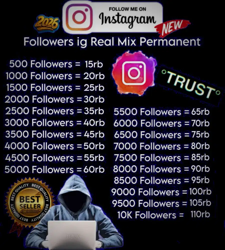 Daftar Harga Followers 2026
