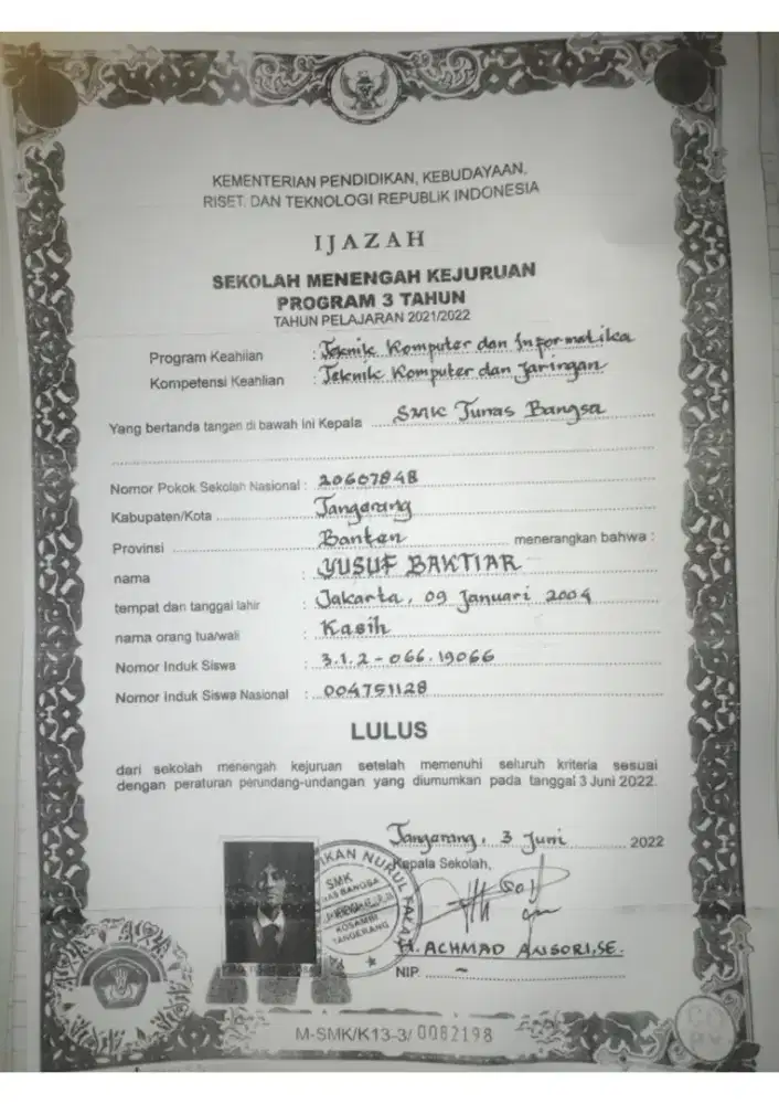 Info lowongan kerja
