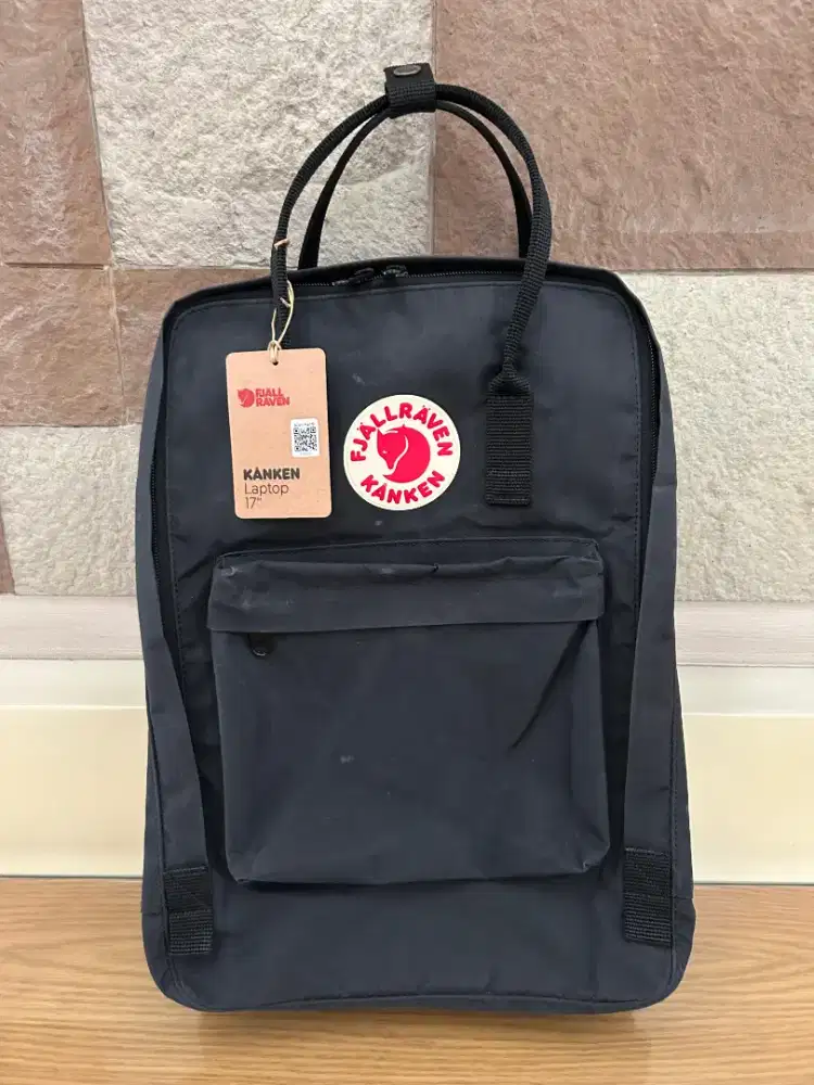 ORIGINAL Tas Ransel Fjallraven Kanken Laptop 17 Black