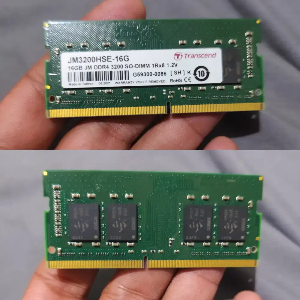 RAM 16GB DDR4 3200MHz Transcend for Laptop (Garansi Seumur Hidup)