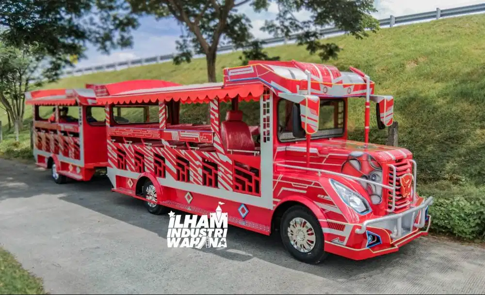 Kereta Mini Kereta Kelinci Lengkap 2 Gerbong Siap Jalan