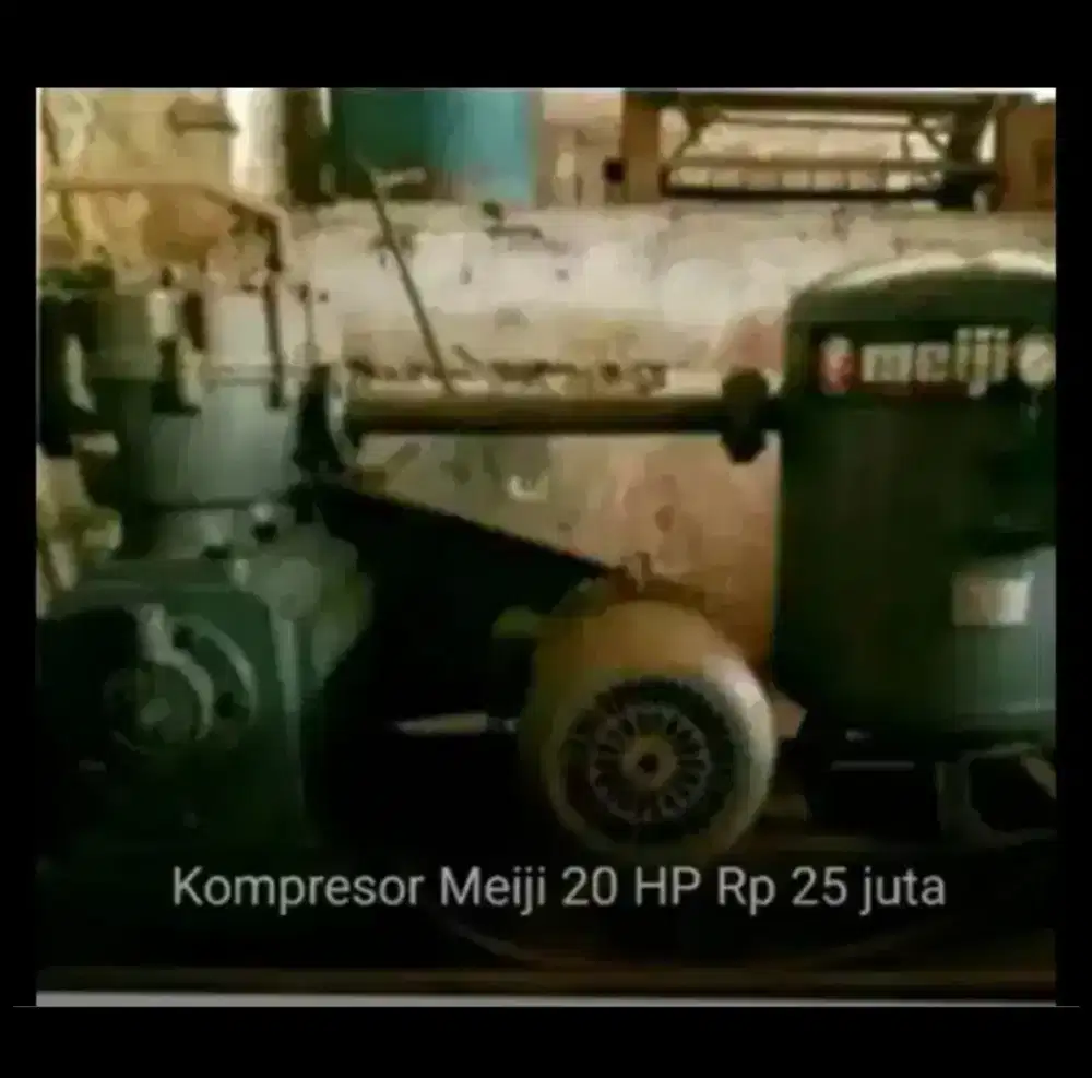 Kompresor Maiji motor 20 hp kondisi bagus