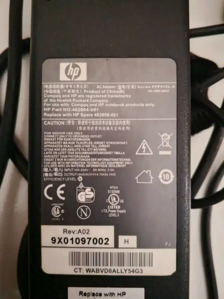 Charger Laptop Hp lama