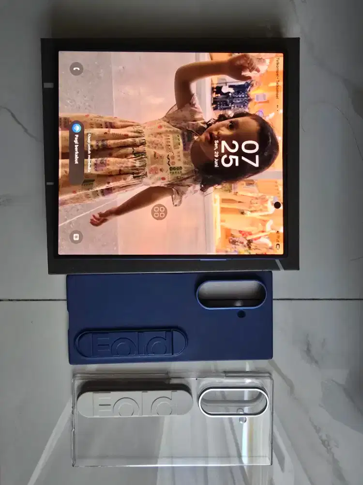 Di Jual Samsung Z Fold 7 12/512 sein msh garansi Biru fullset