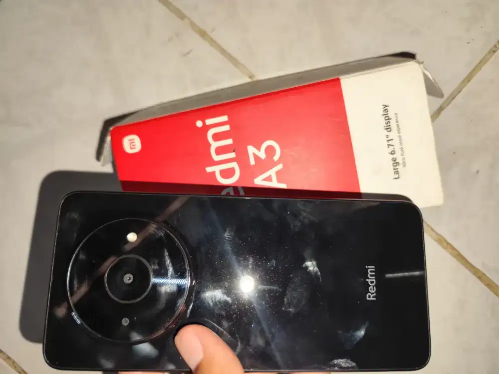 redmi a3 4/128 mulus,lengkap hp dus,nominus, pemakaian sehari