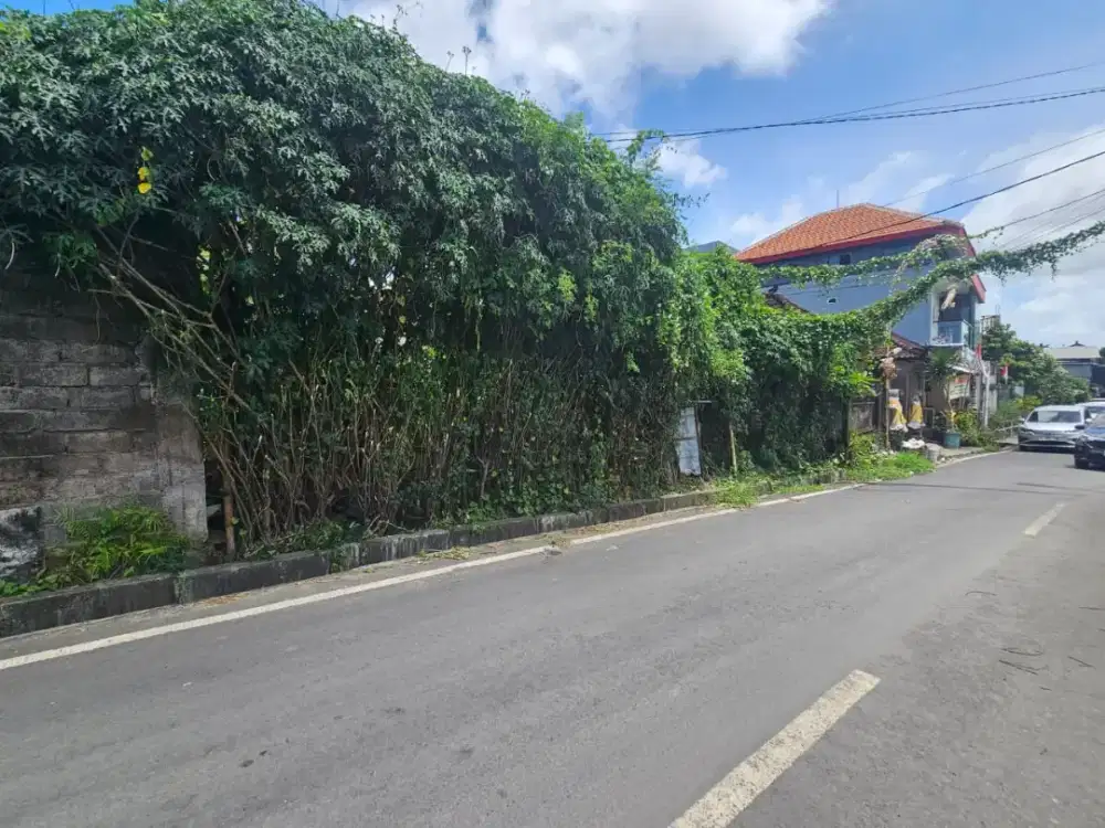 Jual tanah kosong datar siap bangun di Jl Pidada Denpasar Bali