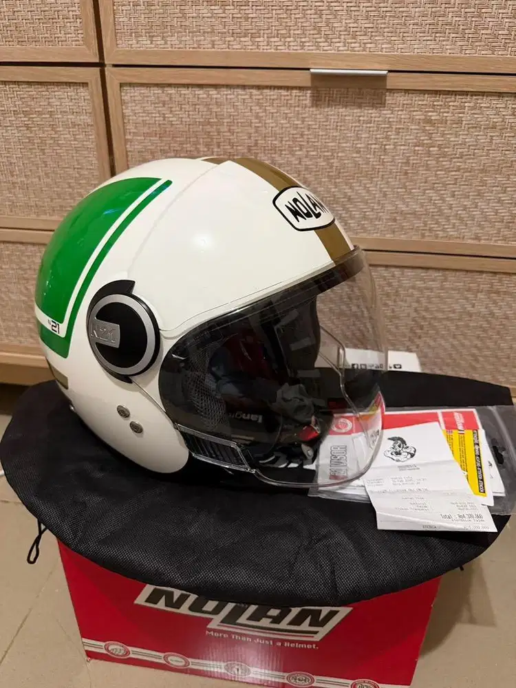 Helm half face nolan N21 double visor