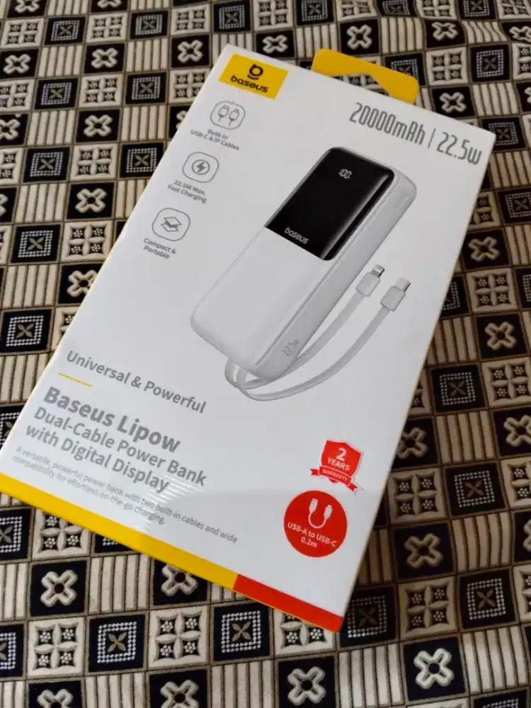 BASEUS POWERBANK 20.000 mAh