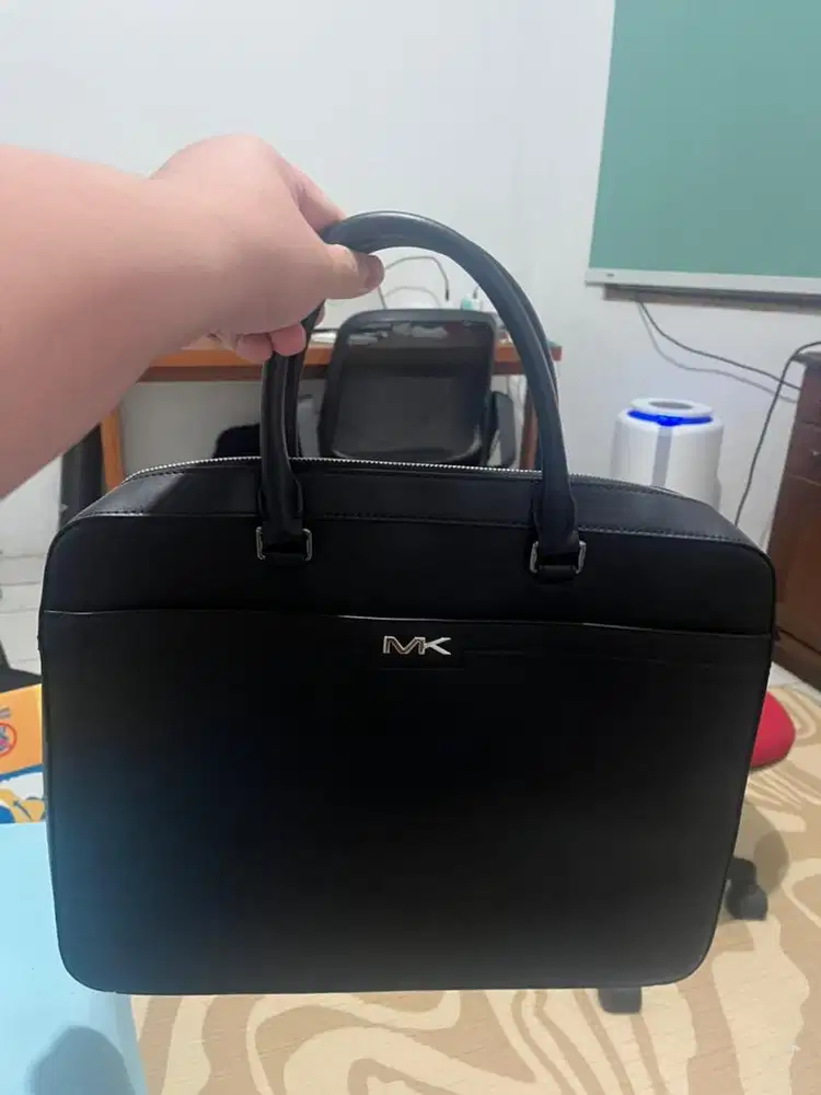 Michael Kors tas laptop baru hitam ORI