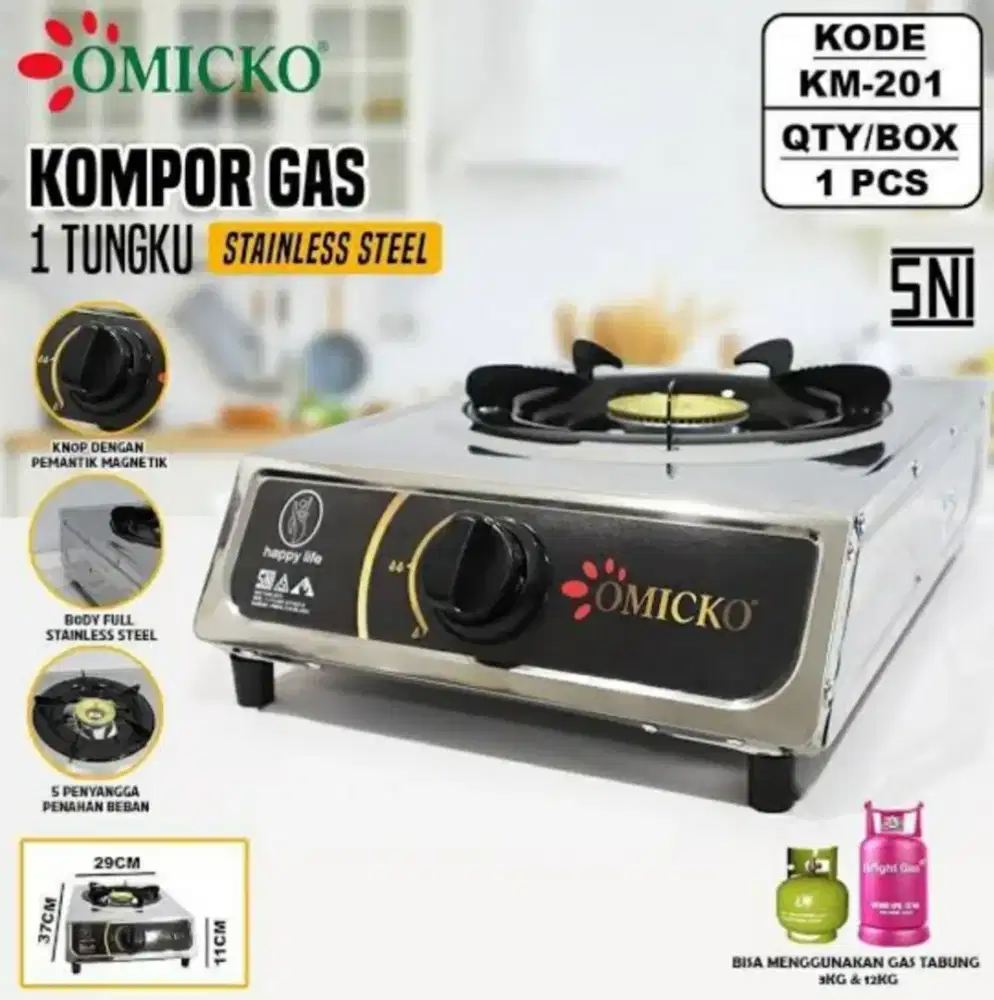 kompor 1 tungku