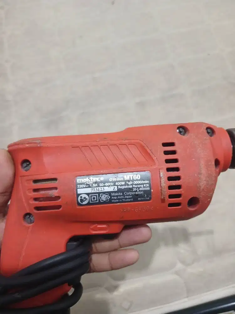 jual mesin bor & gerinda maktec original minus pemakaian