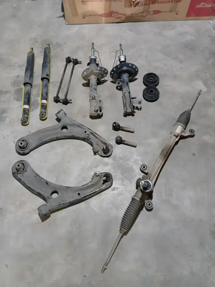 Racksteer shockbreaker lower arm tierod end honda brio 2016
