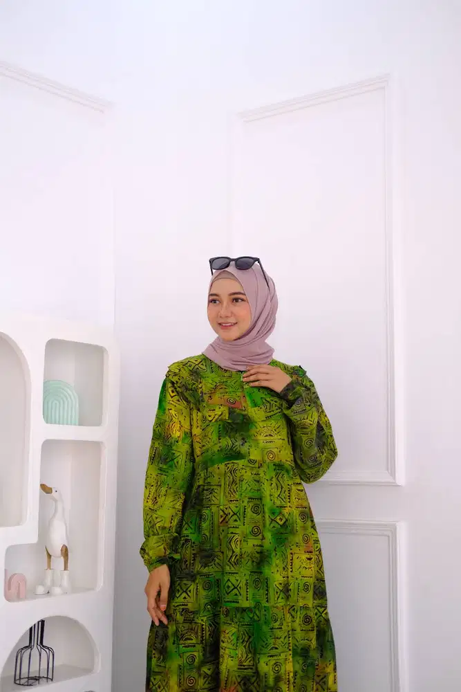 Gamis Batik Rayon Murah Berkualitas