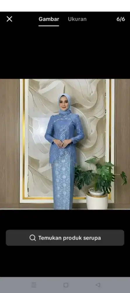 Jual aja edisi beli kliru size kebayak biru denim