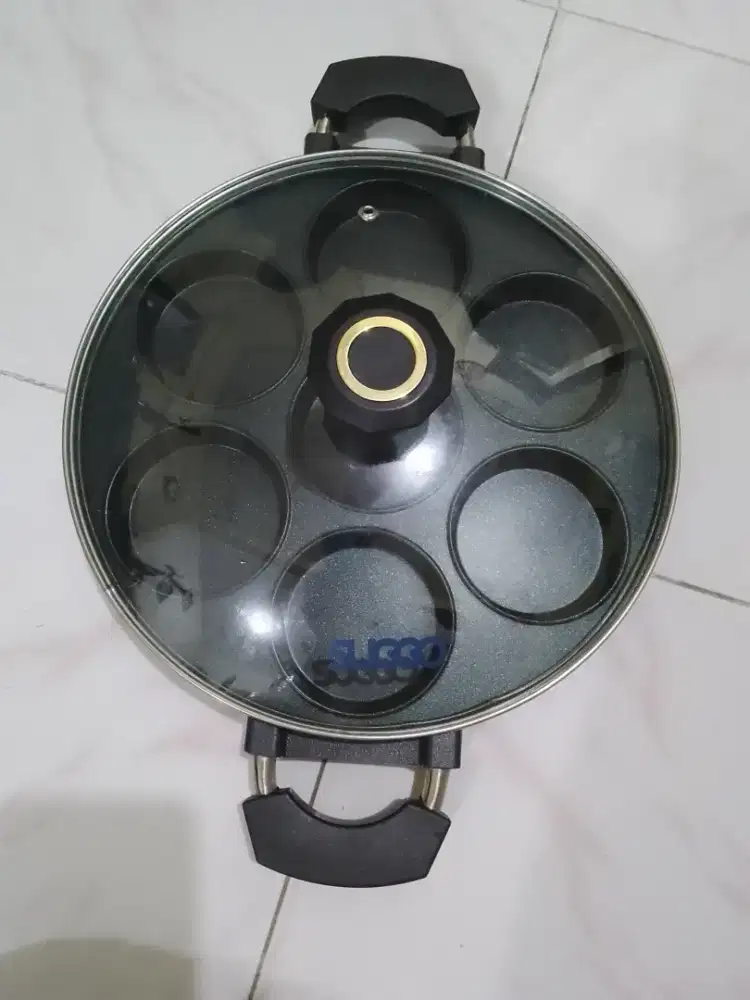 Jual Cetakan Kue Mini Teflon Anti Lengket 7 Lobang Merk SUGGO.