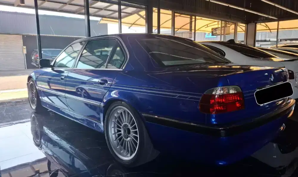 BMW E38 735il V8 3500cc Alpina modif velg bodykit Nik Tahun 1997