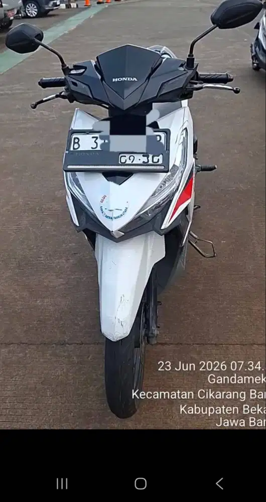 Jual Vario 125 Tahun 2015 Wilayah Bekasi