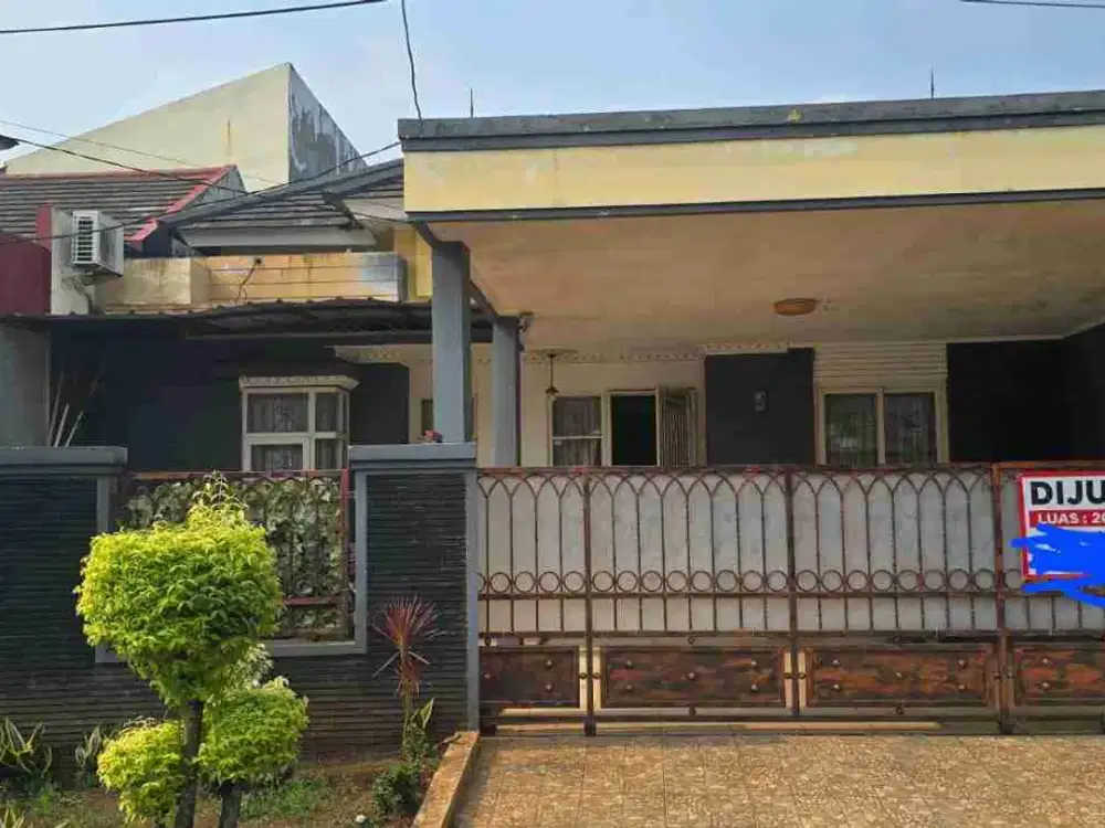JUAL RUMAH CIBUBUR COUNTRY SHM BANGUNAN RAPI SIAP HUNI