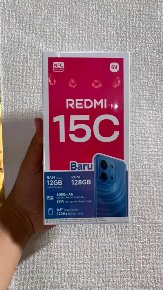 REDMI 15C 6/128 BARU MURAH