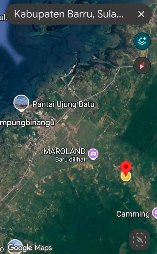 Dijual tanah di kabupaten Barru 2.1hektar