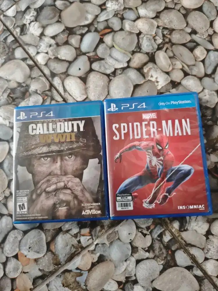 BD PS4 COD WW 2 & MARVEL SPIDERMAN