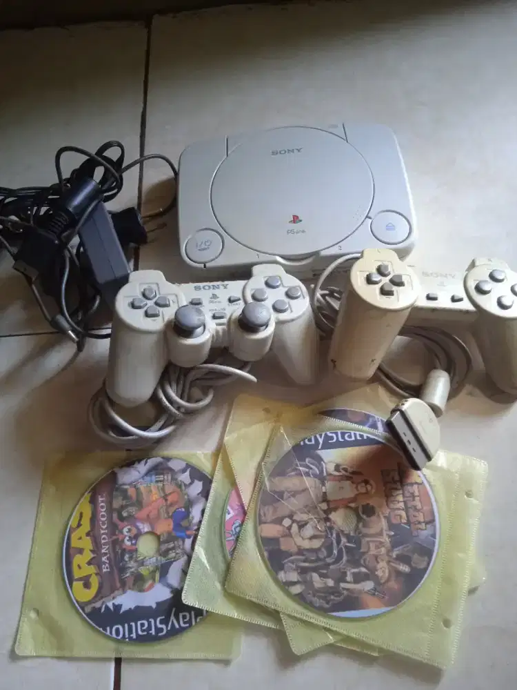 PS one slim mulus normal baca kaset poris cipondoh