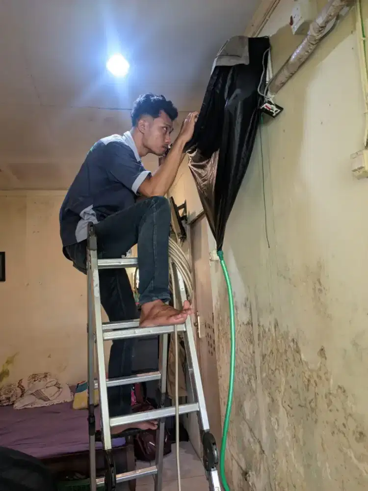 jasa cek Bongkar pasang ac & water hiter Bergaransi