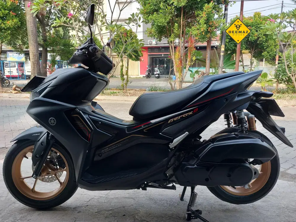 (DP 300 Rb)‼️ Yamaha Aerox S ABS Keyless Connected Hitam 2024
