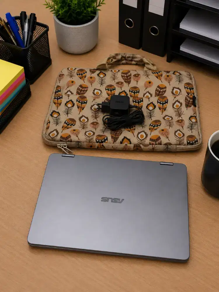 Laptop Asus Vivobook Flip 14 Tp401m intel N4020,,Ram ddr4 4gb,nvme256
