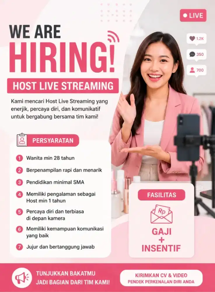 HOST LIVE STREAMING