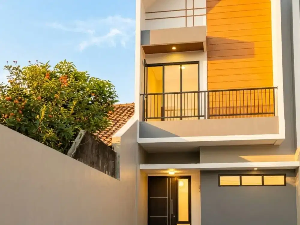 2 UNIT RMH BARU MINIMALIS MODERN 3LT SIAP HUNI DI KAV DKI JL CENDANA, MERUYA SELATAN - JAKARTA BARAT