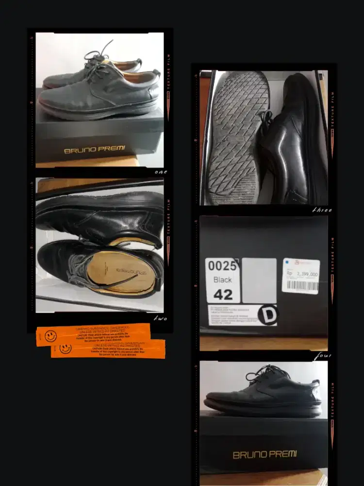 Sepatu Formal BRUNO PREMI Original - Size 42