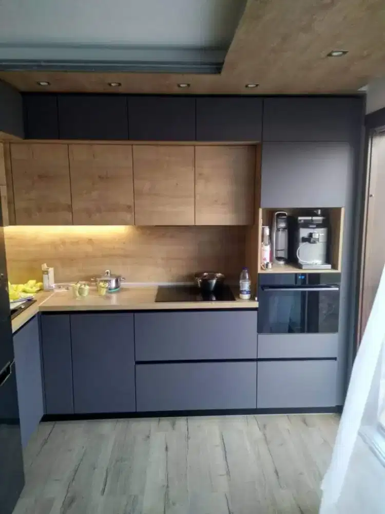 Kitchen set , Backdrop tv , Tempat tidur , Lemari
