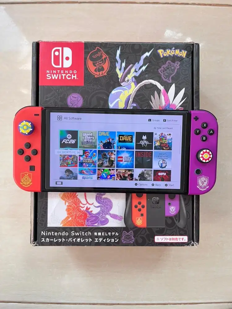 Nintendo Switch Oled Pokemon Scarlet & Violet Limited Edition