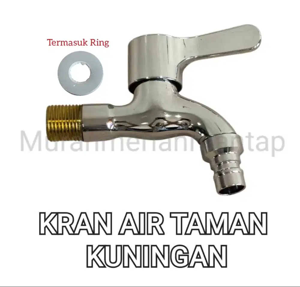KRAN AIR TAMAN KUNINGAN / KERAN BAK AIR / KRAN TEMBOK KUNINGAN 1/2 INC