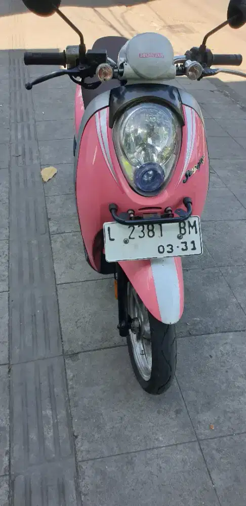 Scoopy th 2011 mulus pjk baru 03-2027 plat 2031