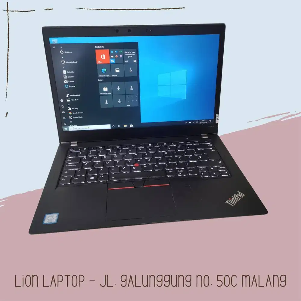 RAM 8GB Core i5 gen 8 Lenovo Thinkpad T480s SLIM [29|06]