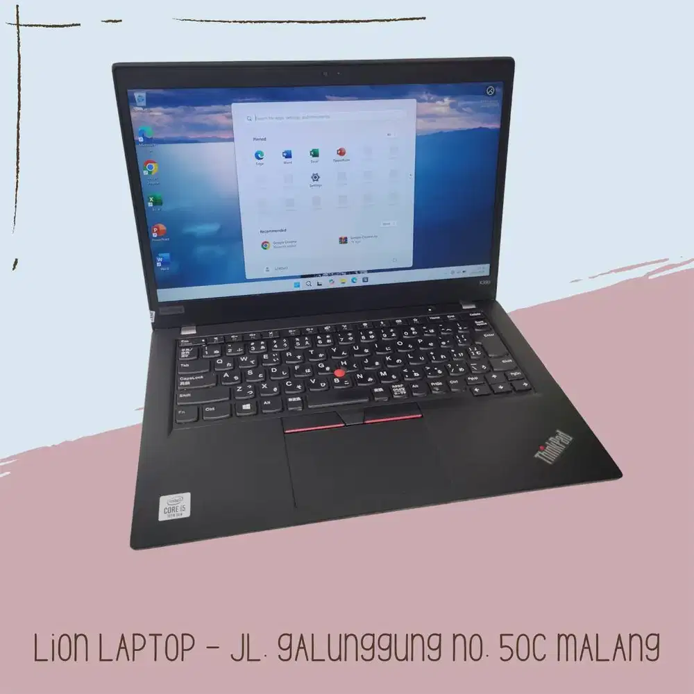 i5 GEN 10 Murah RAM 8GB Lenovo Thinkpad X390 [29|06]