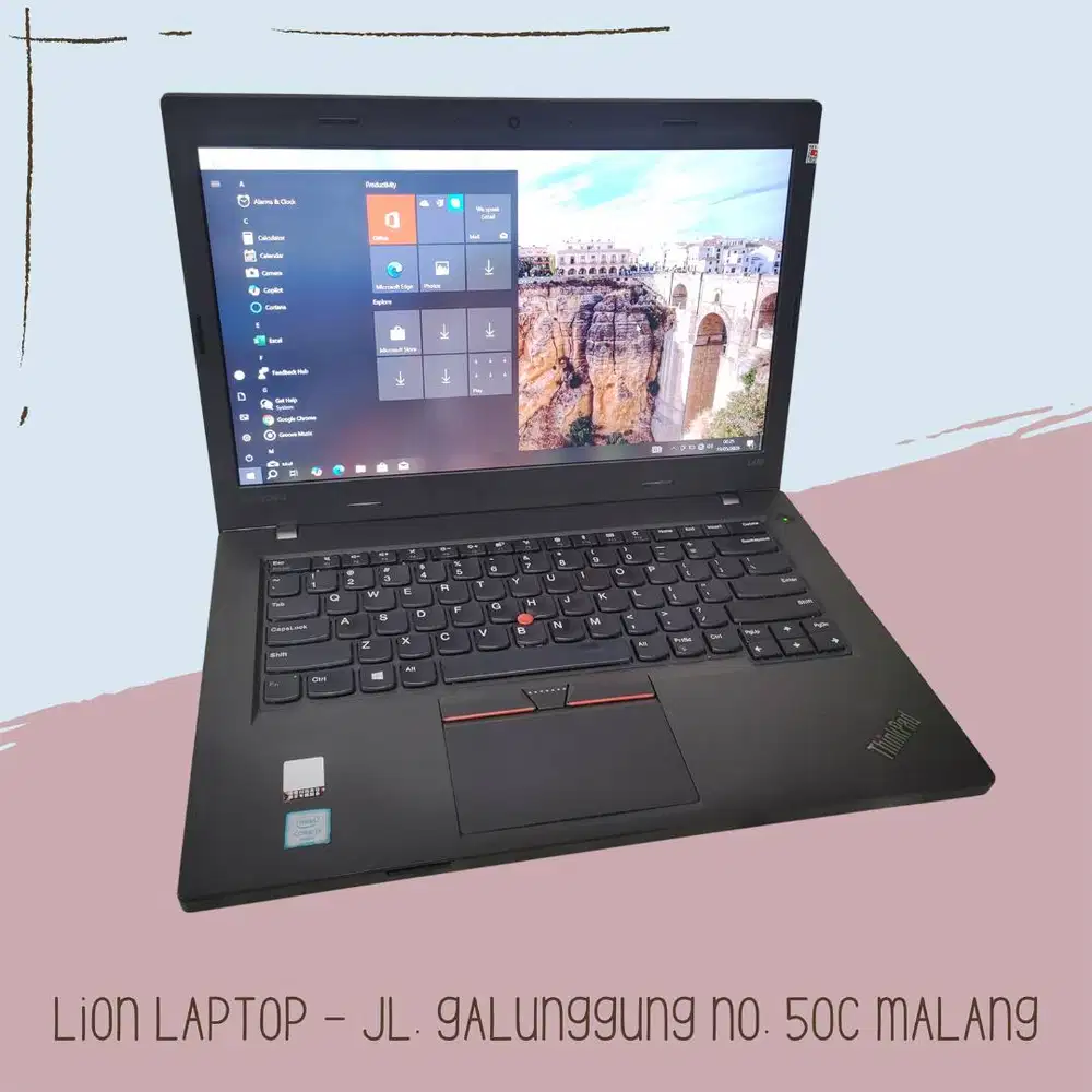 RAM 8GB Core i5 SSD Murah Lenovo Thinkpad L470 [29|06]