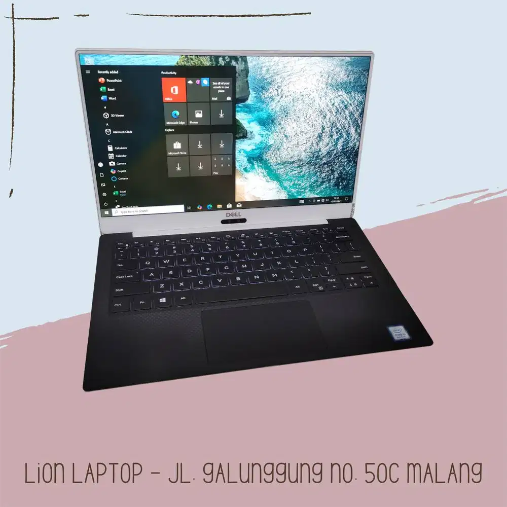 Slim & Ringan Core i5 RAM 8 SSD 256 DELL XPS 13 9370 [29|06]