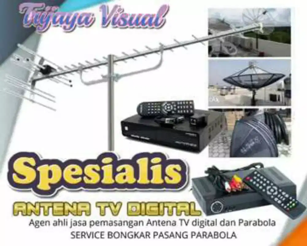 Agen ahli jasa pasang antena TV digital dan service parabola